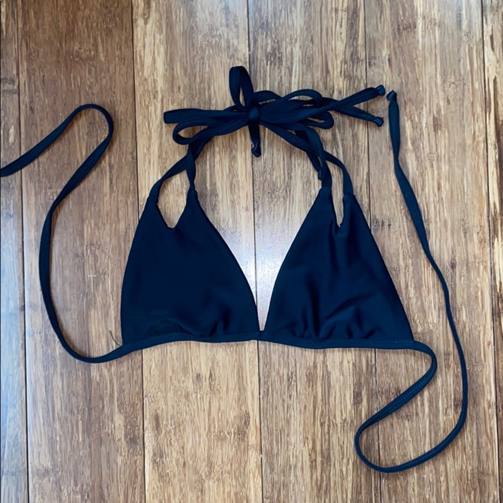 Mora girls black triangle top